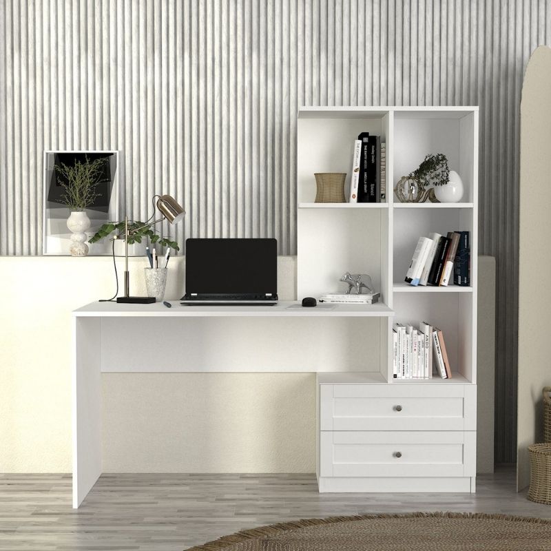 Γραφείο εργασίας χρώμα λευκό 5