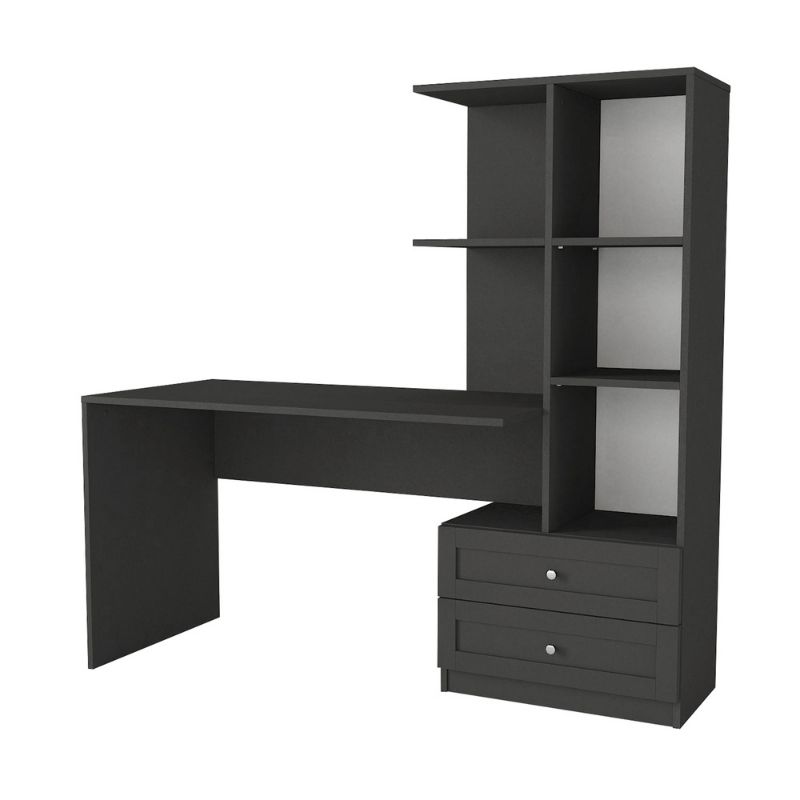 Γραφείο εργασίας χρώμα ανθρακί 5