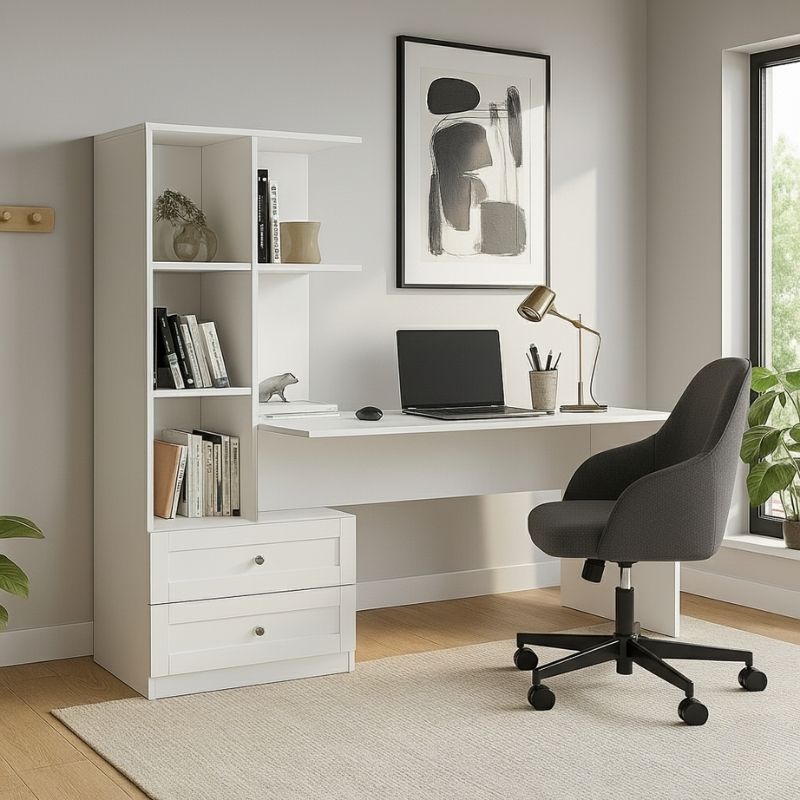 Γραφείο εργασίας χρώμα λευκό