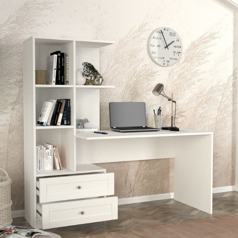 Γραφείο εργασίας χρώμα λευκό 3