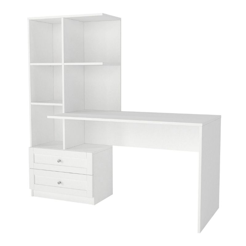 Γραφείο εργασίας χρώμα λευκό 6