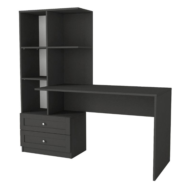 Γραφείο εργασίας χρώμα ανθρακί 6