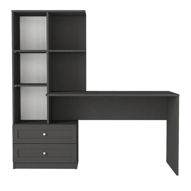 Γραφείο εργασίας χρώμα ανθρακί 7