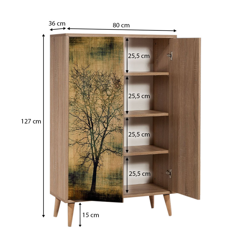 Παπουτσοθήκη - Ντουλάπι χρώμα 6