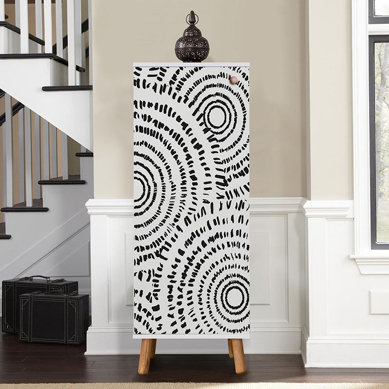 Ντουλάπι κουζίνας/μπάνιου - Παπουτσοθήκη χρώμα λευκό 3