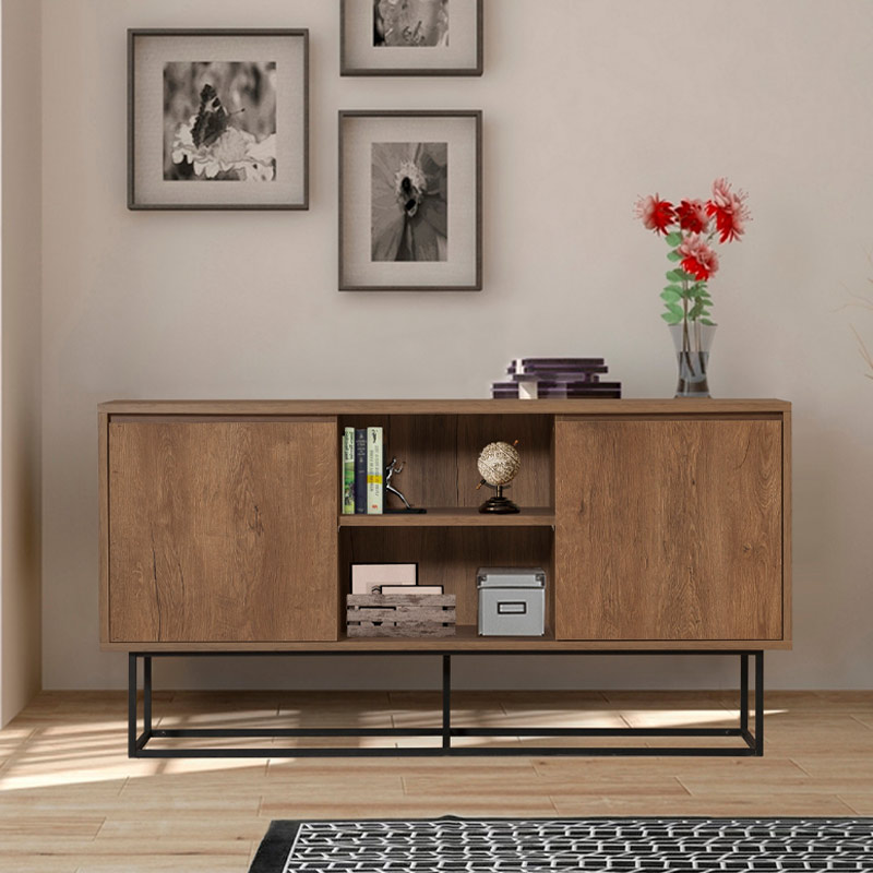 Μπουφές χρώμα καρυδί