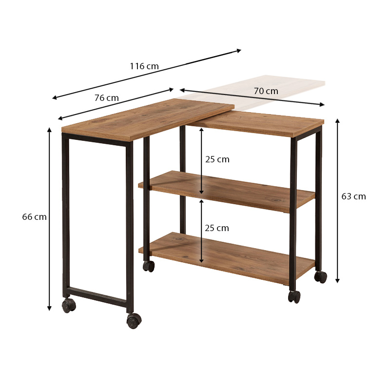 Τραπεζάκι βοηθητικό πολυμορφικό χρώμα 8