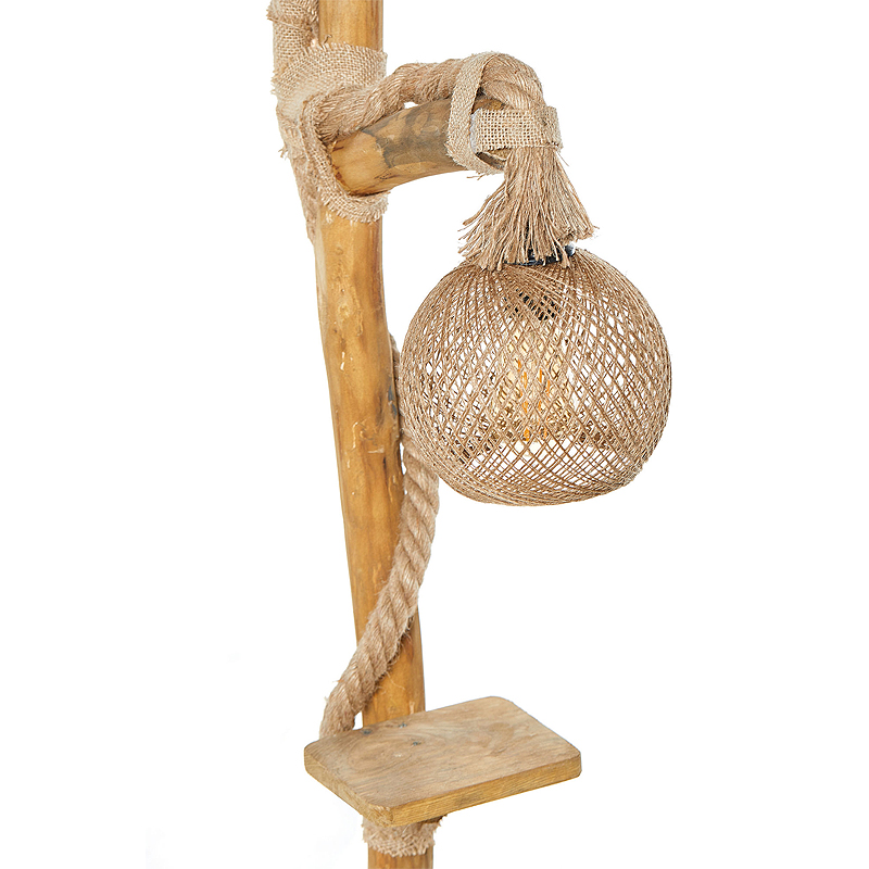 Φωτιστικό δαπέδου ξύλινο χρώμα φυσικό 3