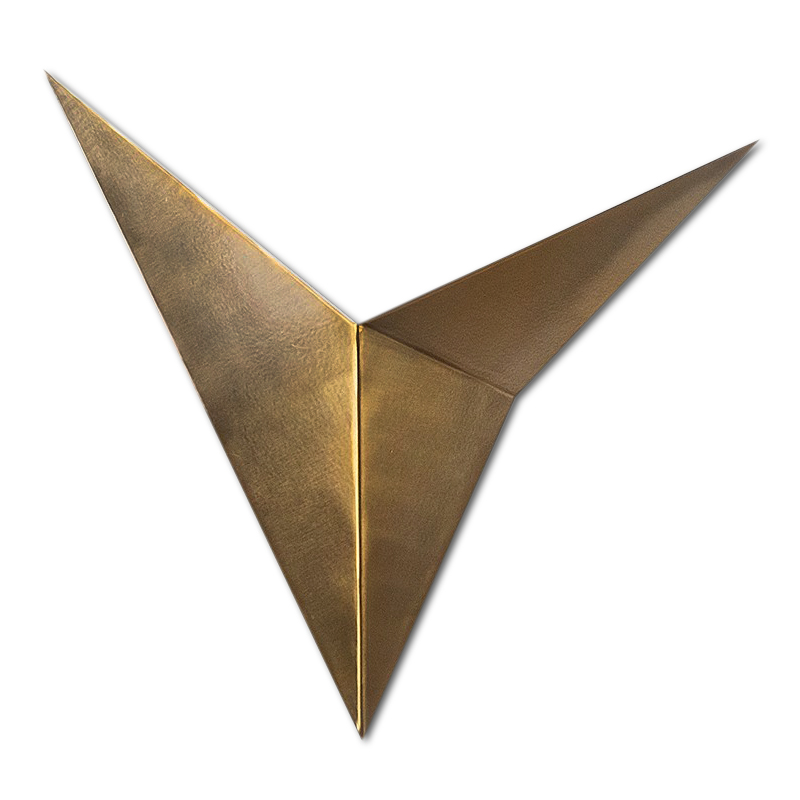 Απλίκα τοίχου μεταλλική χρώμα χρυσό