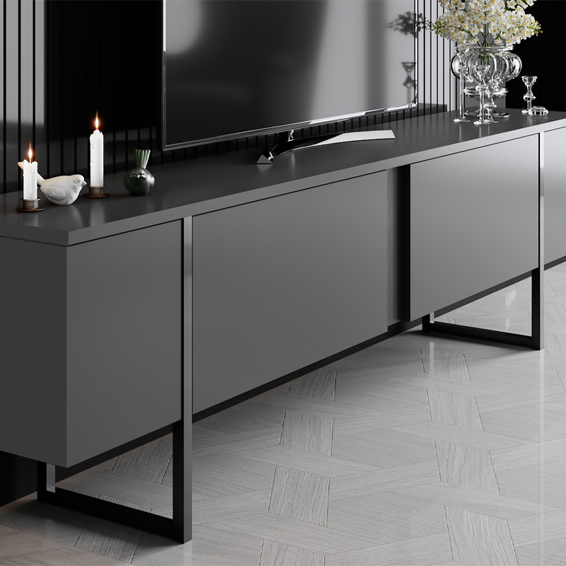 Έπιπλο τηλεόρασης χρώμα ανθρακί 3