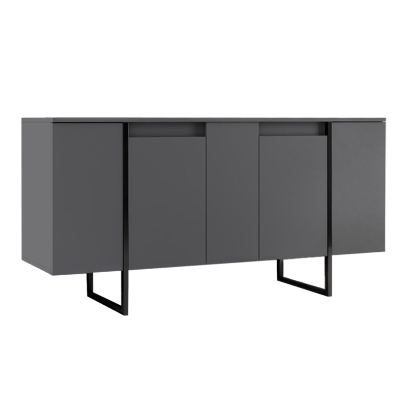 Μπουφές χρώμα ανθρακί