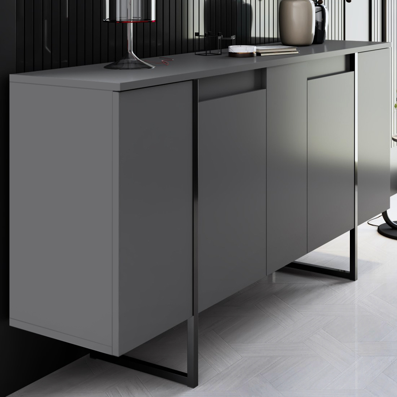 Μπουφές χρώμα ανθρακί 4