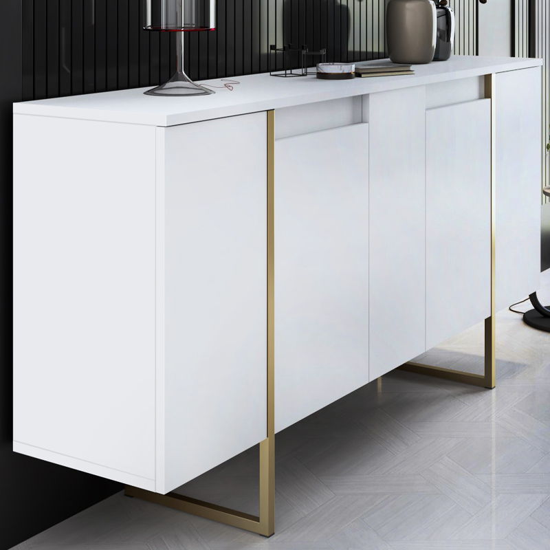 Μπουφές χρώμα λευκό - χρυσό 4