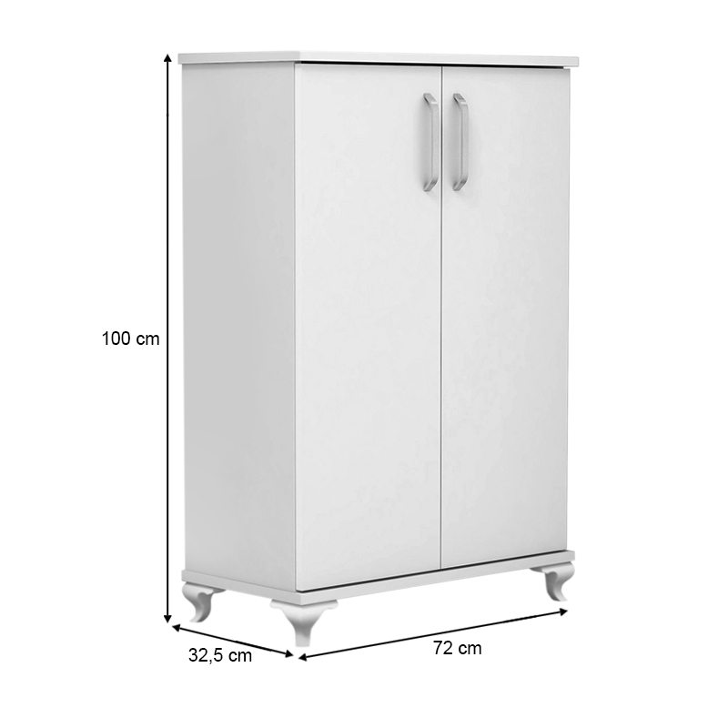 Παπουτσοθήκη - Ντουλάπι χρώμα λευκό 5