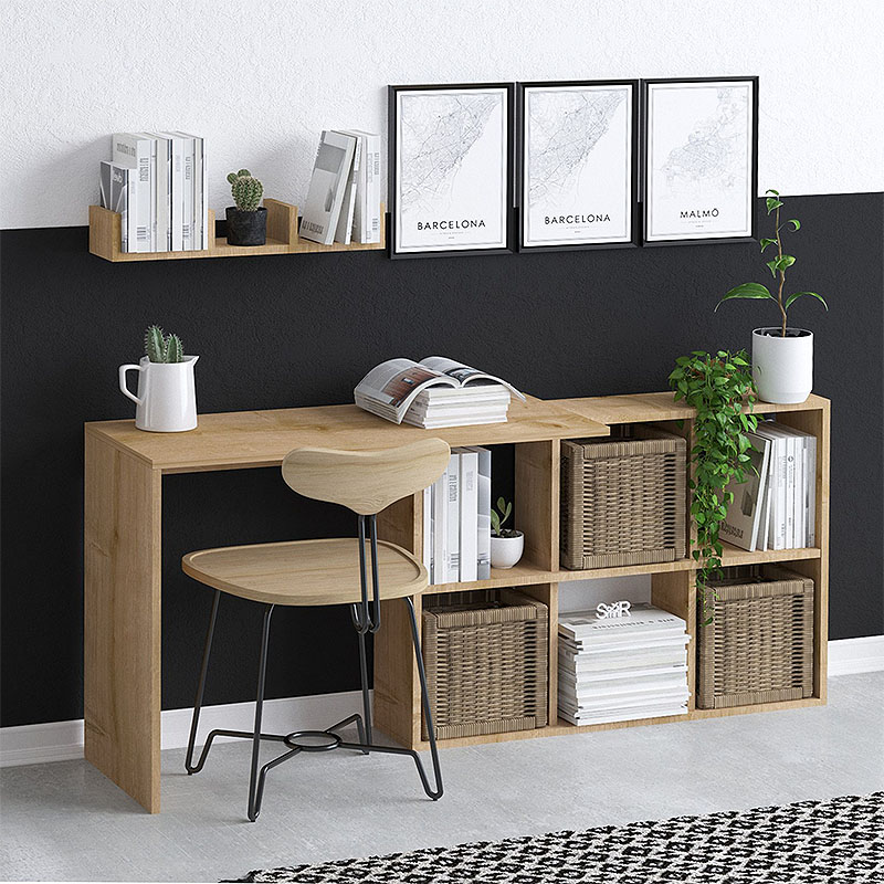 Γραφείο εργασίας χρώμα φυσικό οξιάς