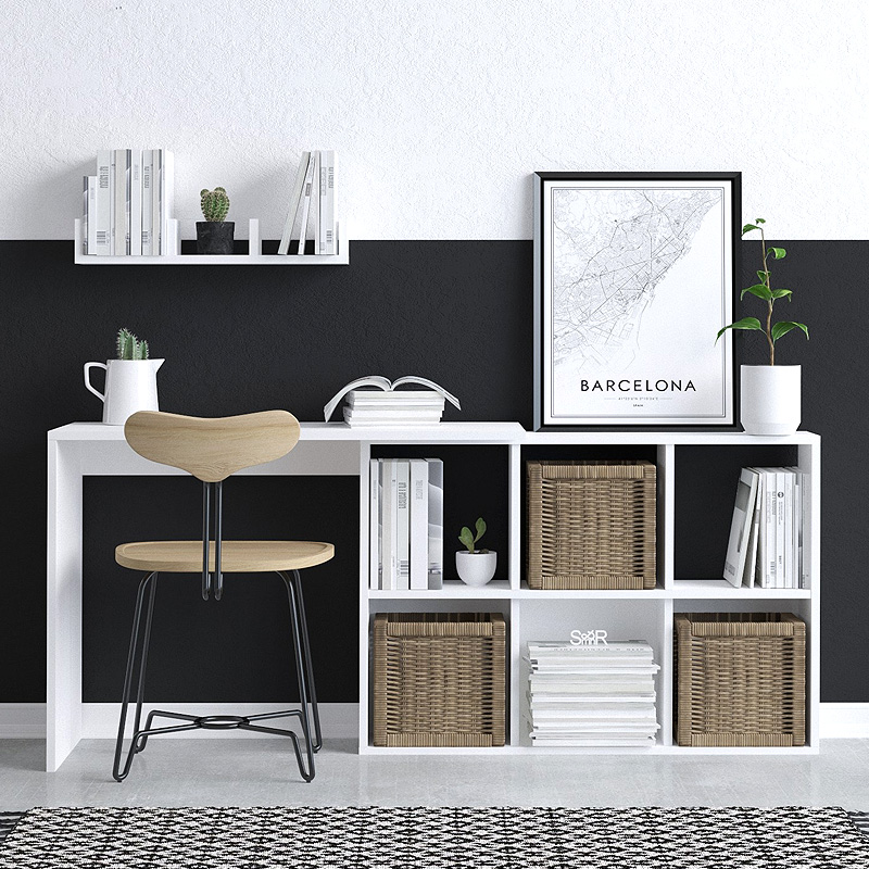 Γραφείο εργασίας χρώμα λευκό 2