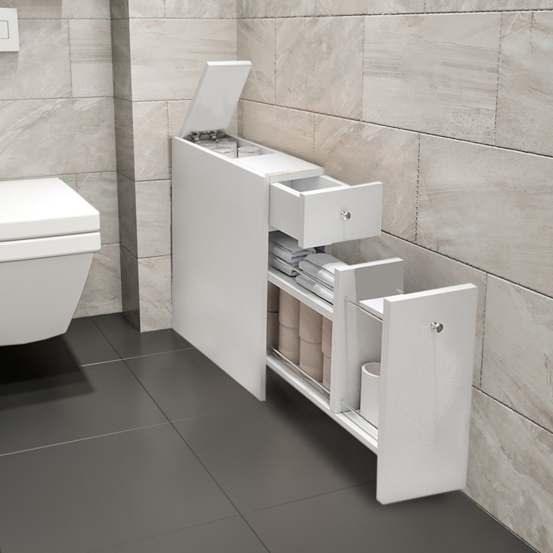 Ντουλάπι μπάνιου χρώμα λευκό 2