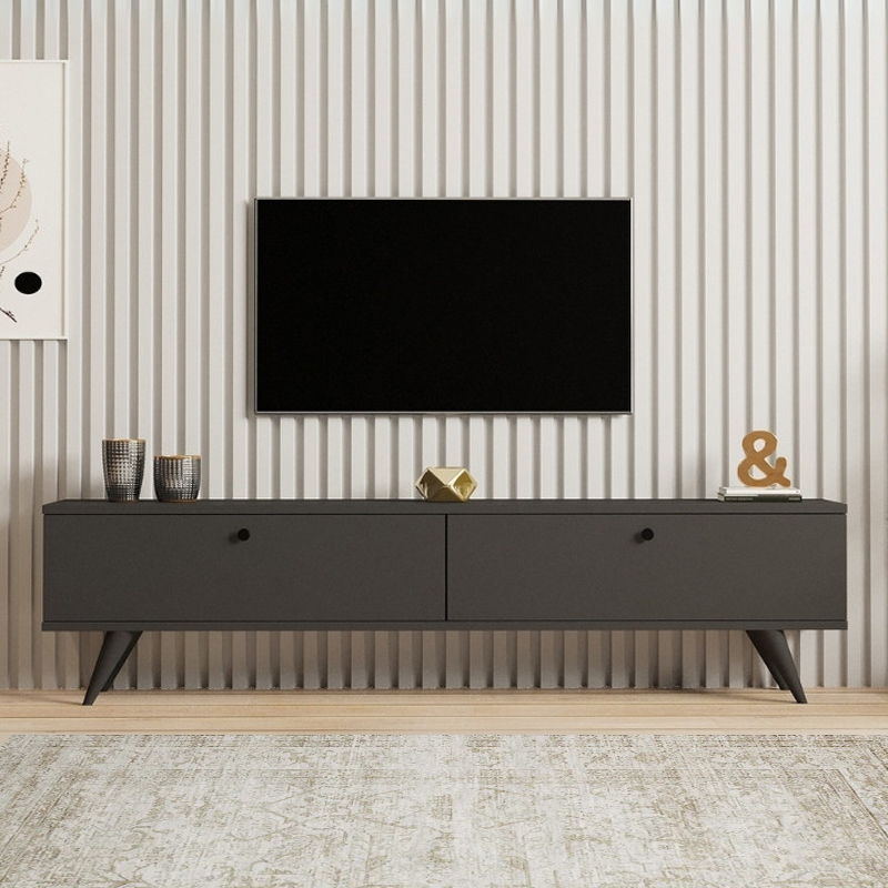 Έπιπλο τηλεόρασης χρώμα ανθρακί 3