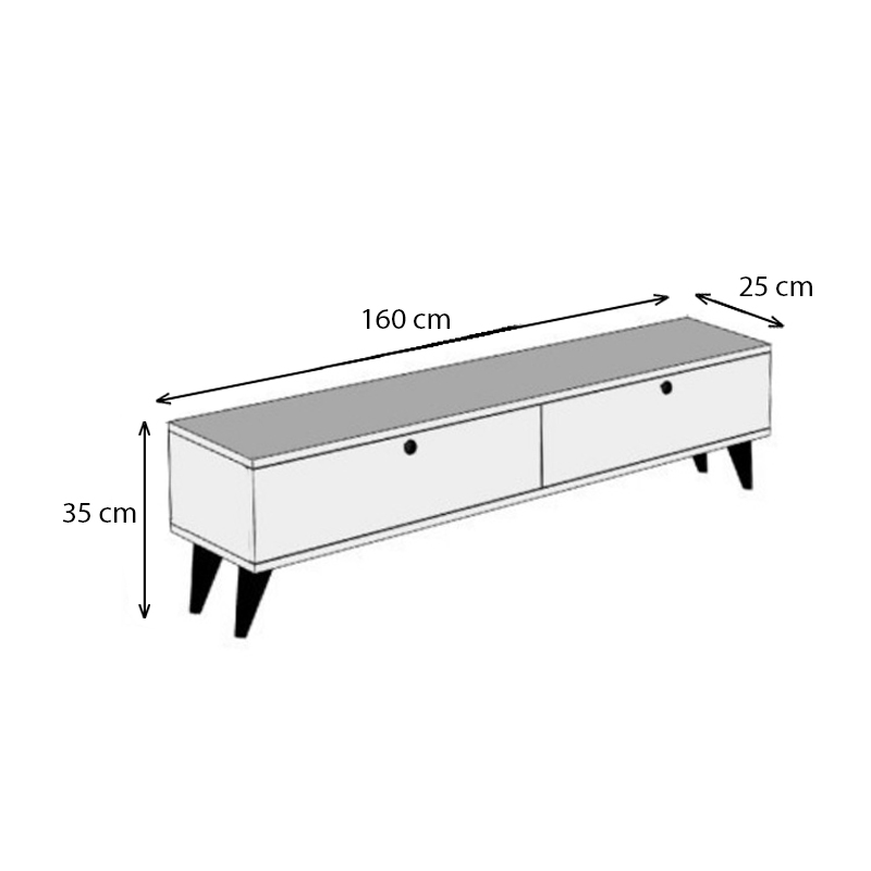 Έπιπλο τηλεόρασης χρώμα καρυδί 4
