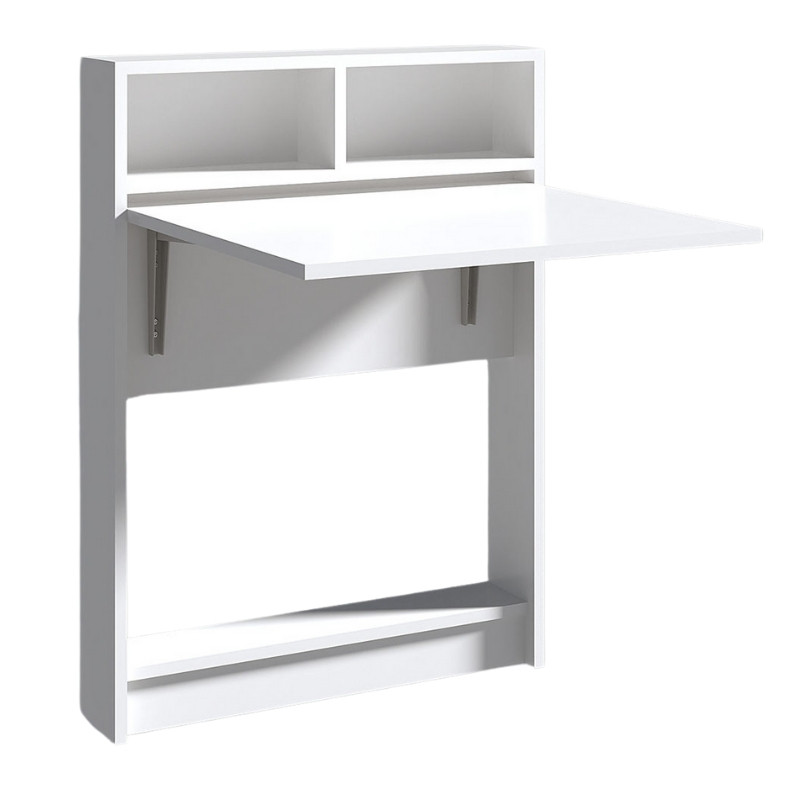 Τραπέζι επιτοίχιο πτυσσόμενο χρώμα λευκό 7