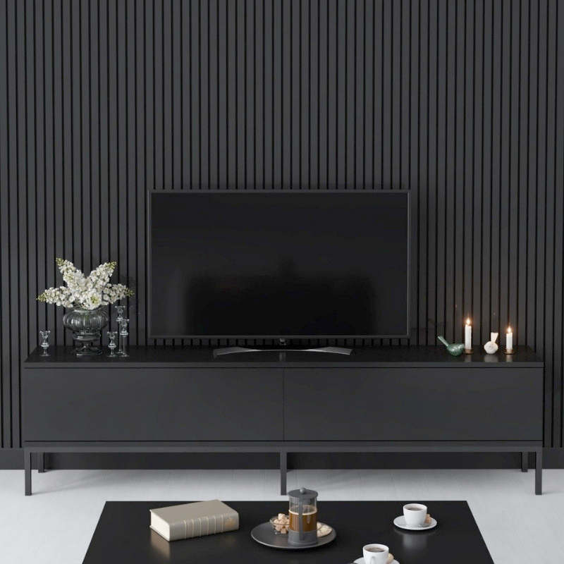 Έπιπλο τηλεόρασης χρώμα μαύρο 2