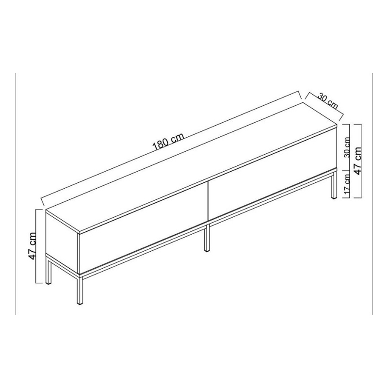 Έπιπλο τηλεόρασης χρώμα μαύρο 5
