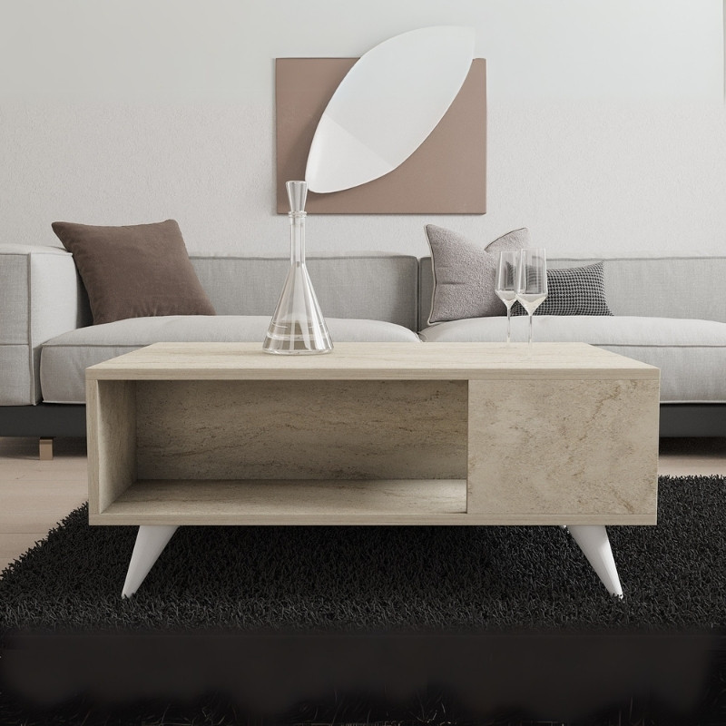 Τραπεζάκι σαλονιού χρώμα travertine 3