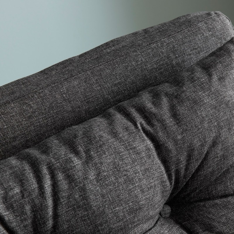 Καναπές - κρεβάτι διθέσιος υφασμάτινος χρώμα ανθρακί 6