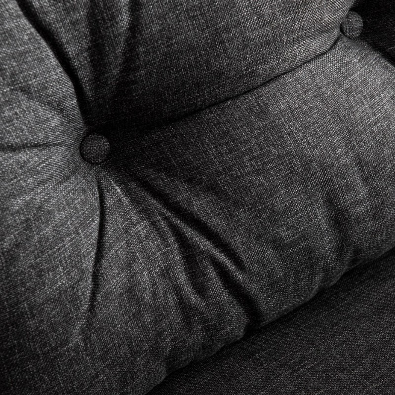 Καναπές - κρεβάτι διθέσιος υφασμάτινος χρώμα ανθρακί 7