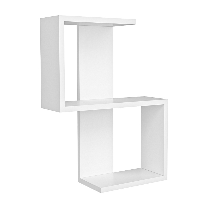 Ραφιέρα τοίχου χρώμα λευκό 3