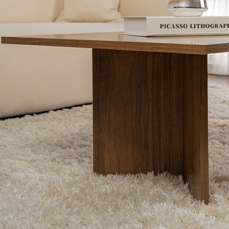 Τραπεζάκι σαλονιού χρώμα καρυδί 4