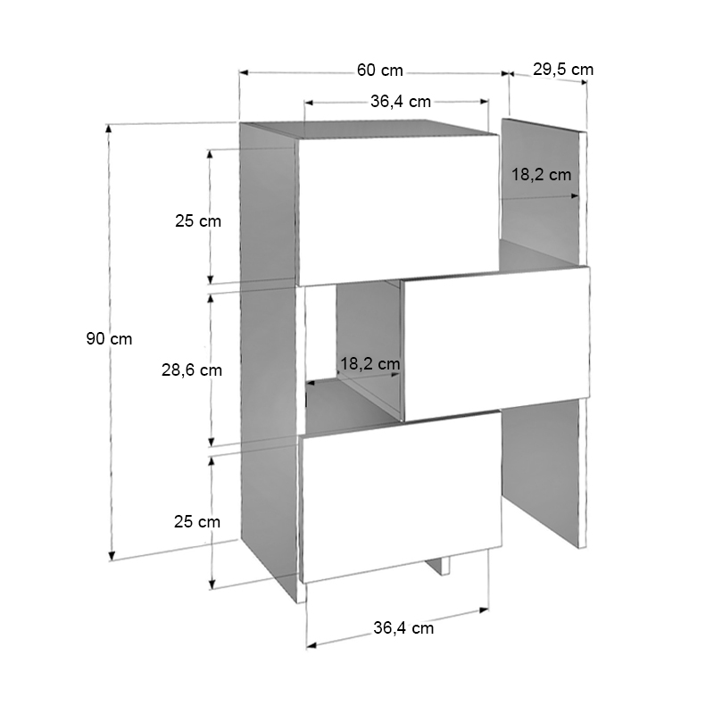 Ντουλάπι κουζίνας - μπάνιου χρώμα λευκό 6