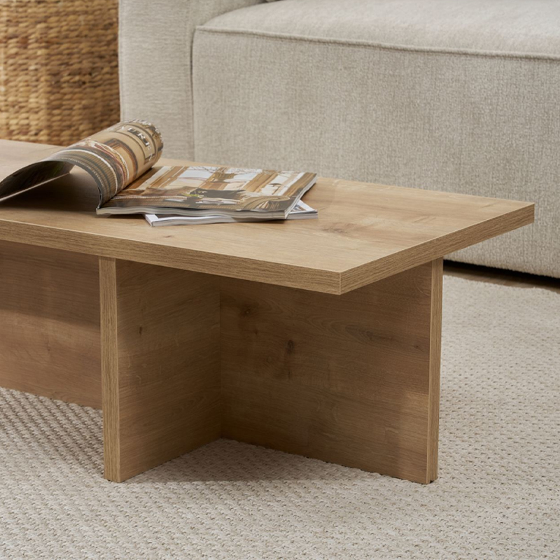 Τραπεζάκι σαλονιού χρώμα oak 4