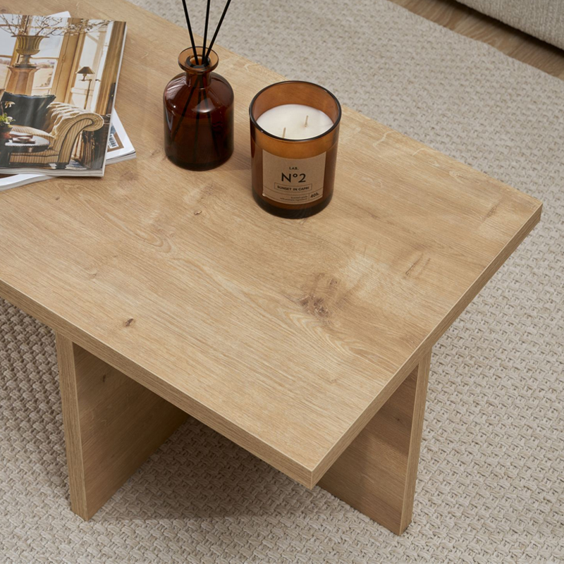 Τραπεζάκι σαλονιού χρώμα oak 5