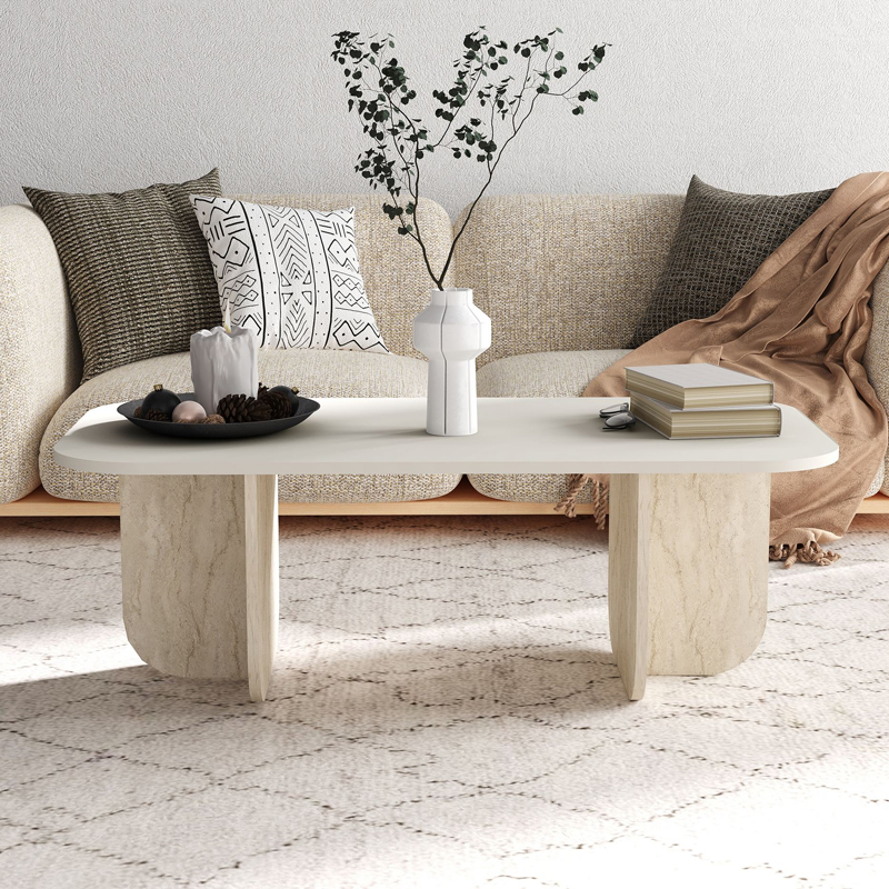 Τραπεζάκι σαλονιού χρώμα sandstone - travertine 3