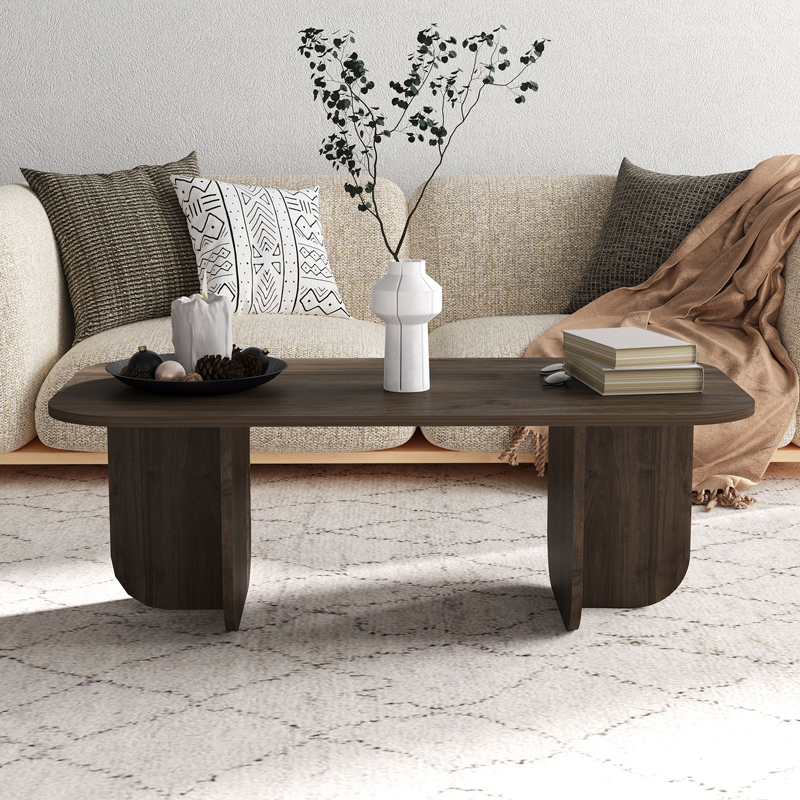 Τραπεζάκι σαλονιού χρώμα καρυδί 3