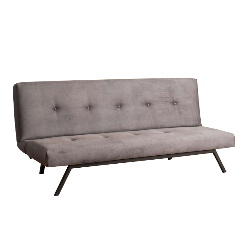 Καναπές - κρεβάτι τριθέσιος υφασμάτινος χρώμα γκρι 6