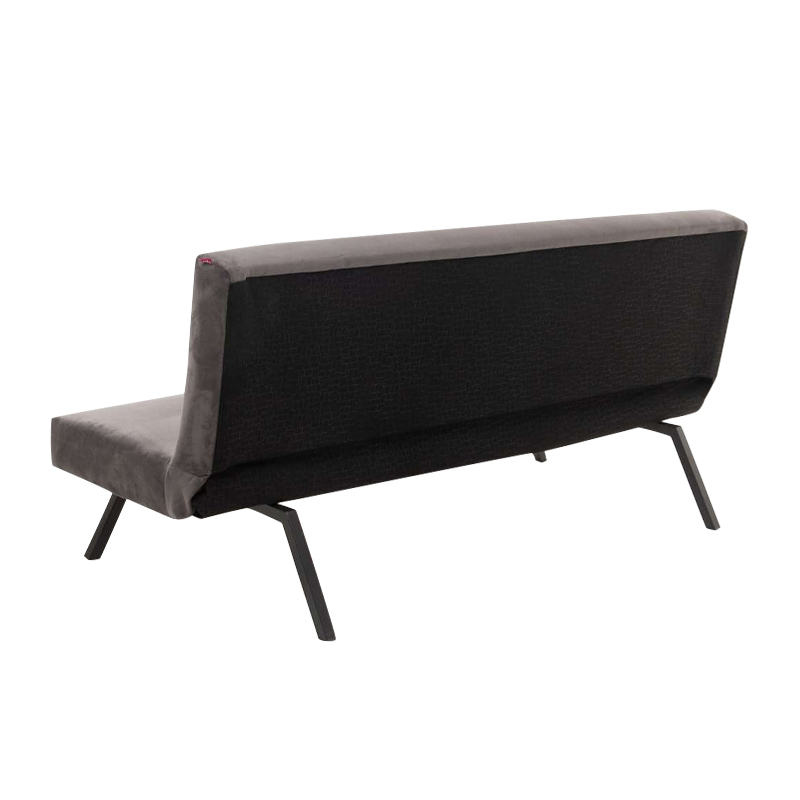 Καναπές - κρεβάτι τριθέσιος υφασμάτινος χρώμα γκρι 8