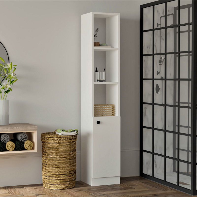 Ντουλάπι κουζίνας - μπάνιου χρώμα λευκό 2