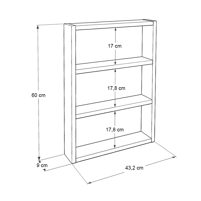 Ραφιέρα τοίχου χρώμα 4