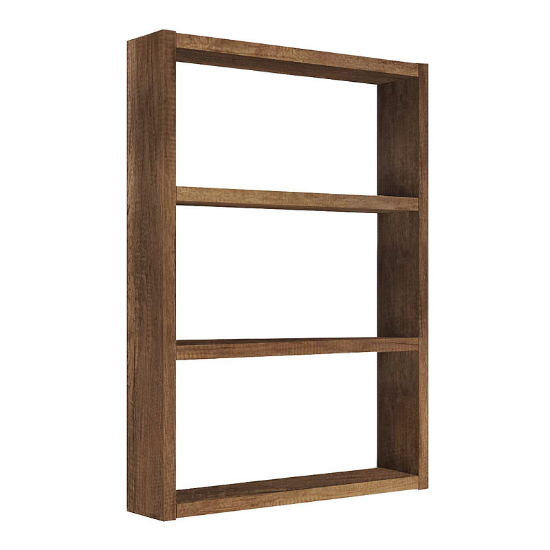 Ραφιέρα τοίχου χρώμα καρυδί 3