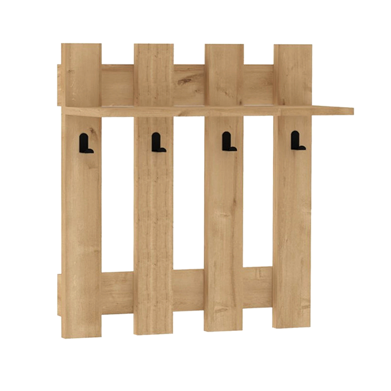 Κρεμάστρα τοίχου χρώμα oak 2