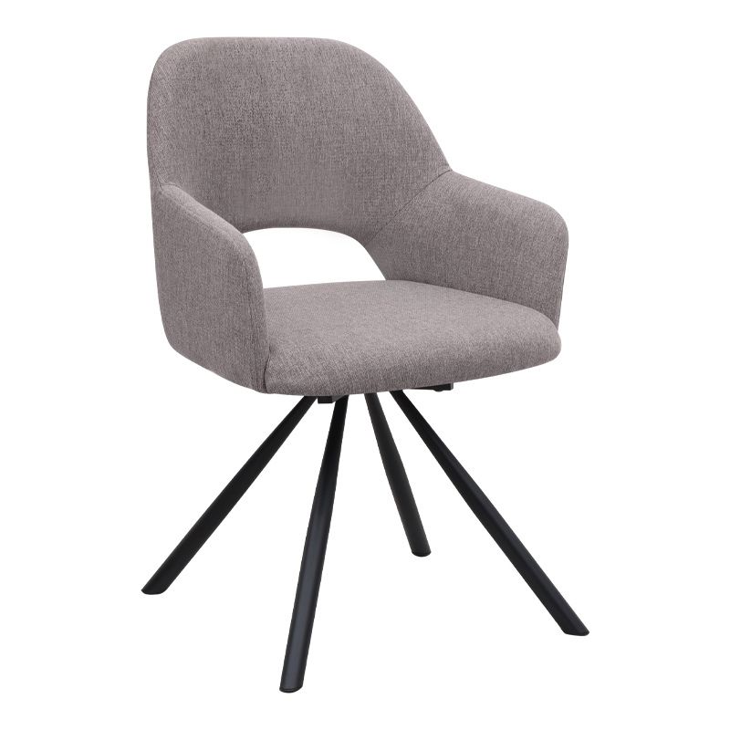 Σετ τραπεζαρία 5τμχ - χρώμα φυσικό οξιάς - ανοιχτό μπεζ Ø100x78εκ. 2