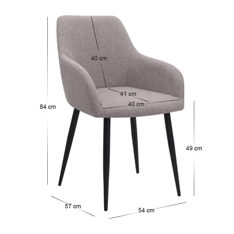 Σετ τραπεζαρία 5τμχ - χρώμα γκρι σκυροδέματος - ανοιχτό μπεζ Ø100x78εκ. 5