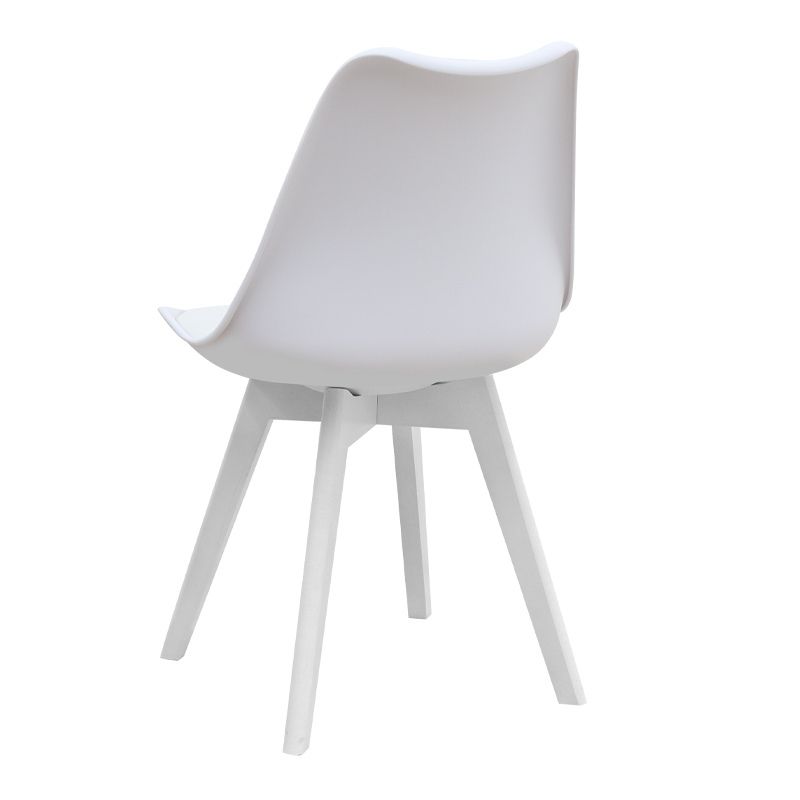 Σετ τραπεζαρία 5τμχ - χρώμα λευκό Ø100x78εκ. 3