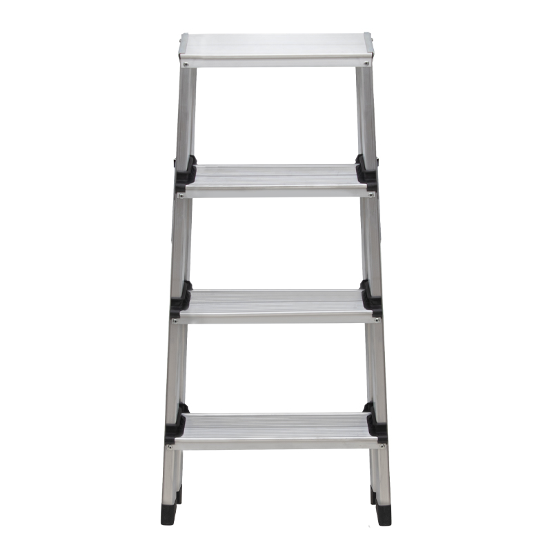 Σκάλα Double Step Perilla αλουμινίου 4+4 σκαλοπάτια 82,5εκ. 2