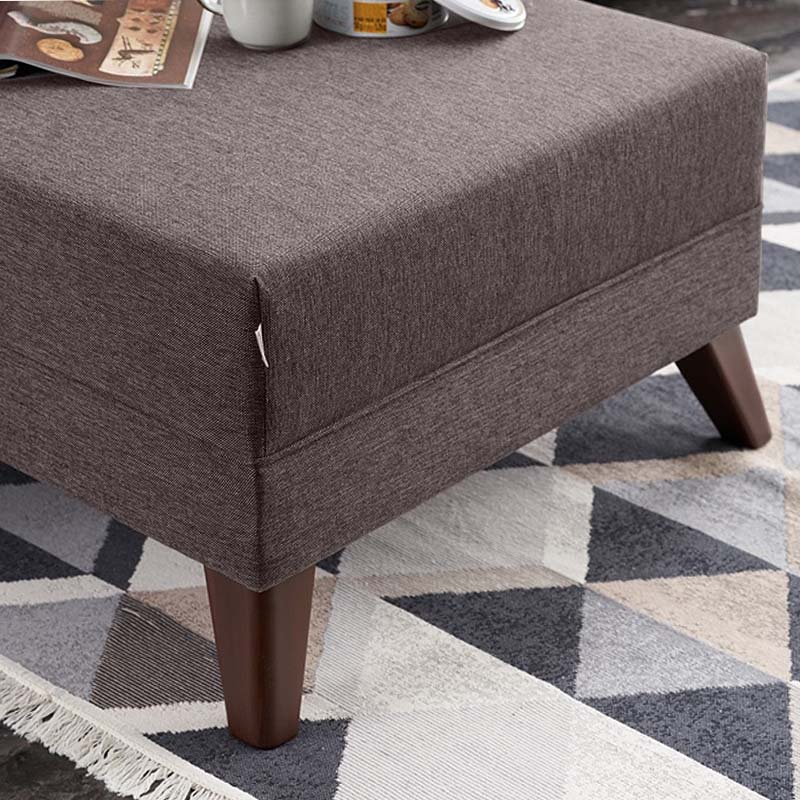 Γωνιακός καναπές αριστερή γωνία υφασμάτινος χρώμα καφέ 3