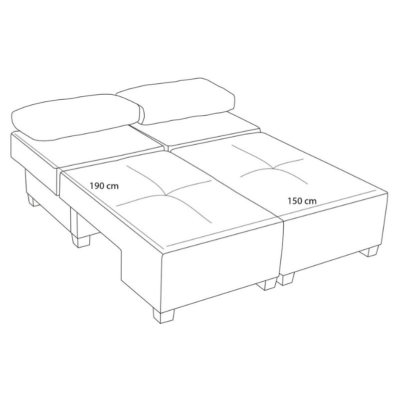 Καναπές - κρεβάτι πολυμορφικός τριθέσιος υφασμάτινος χρώμα ανθρακί 11